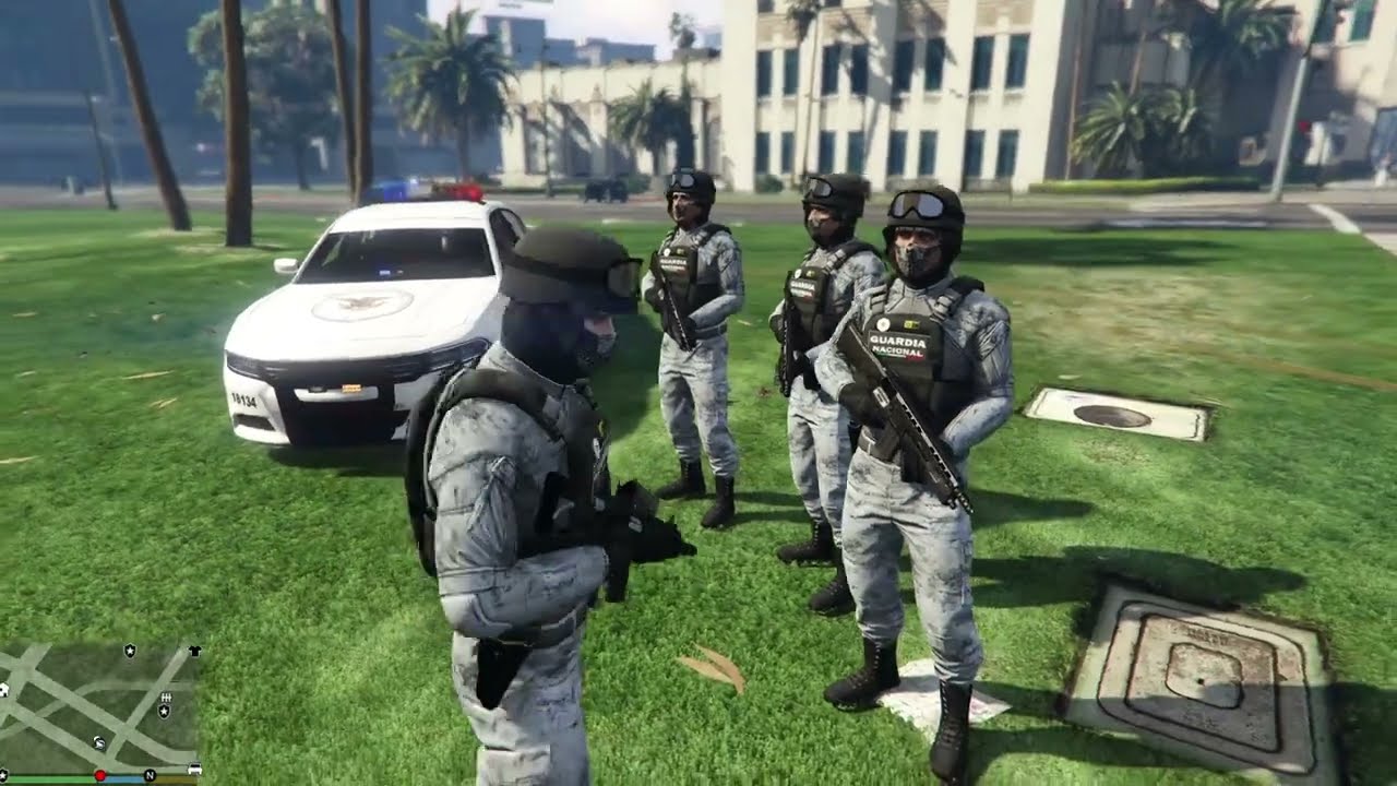 C4RTEL- EMBOSCADA A GUARDIA NACIONAL | FUERTE BALACERA #lspdfr #gta #gta5