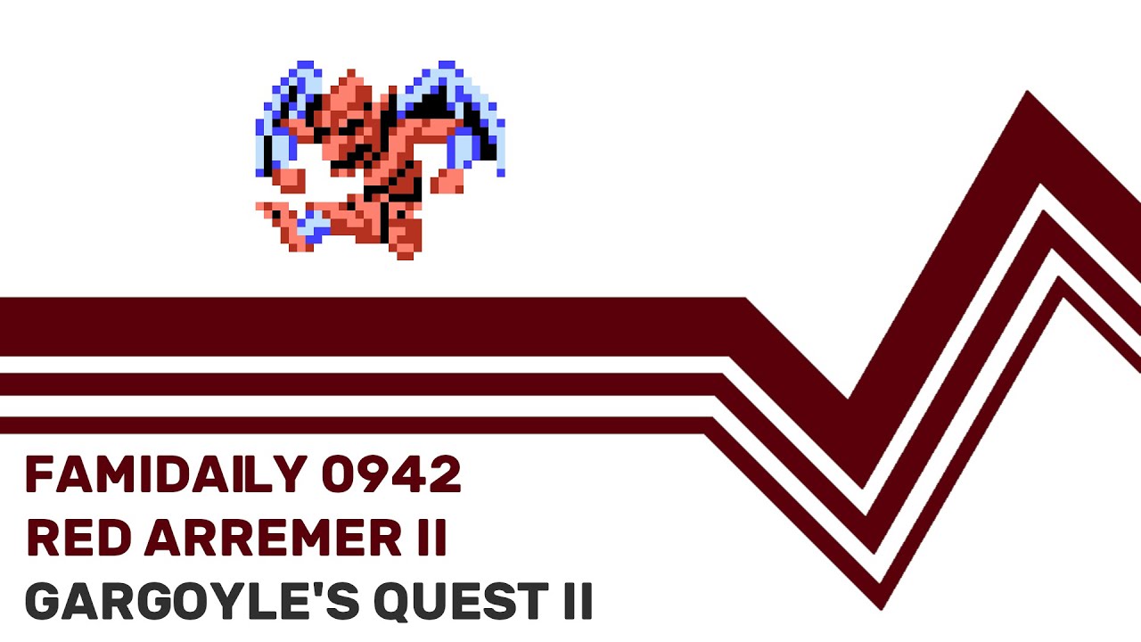 Famidaily - Episode 0942 - Red Arremer II/Gargoyle's Quest II (レッドアリーマーII)