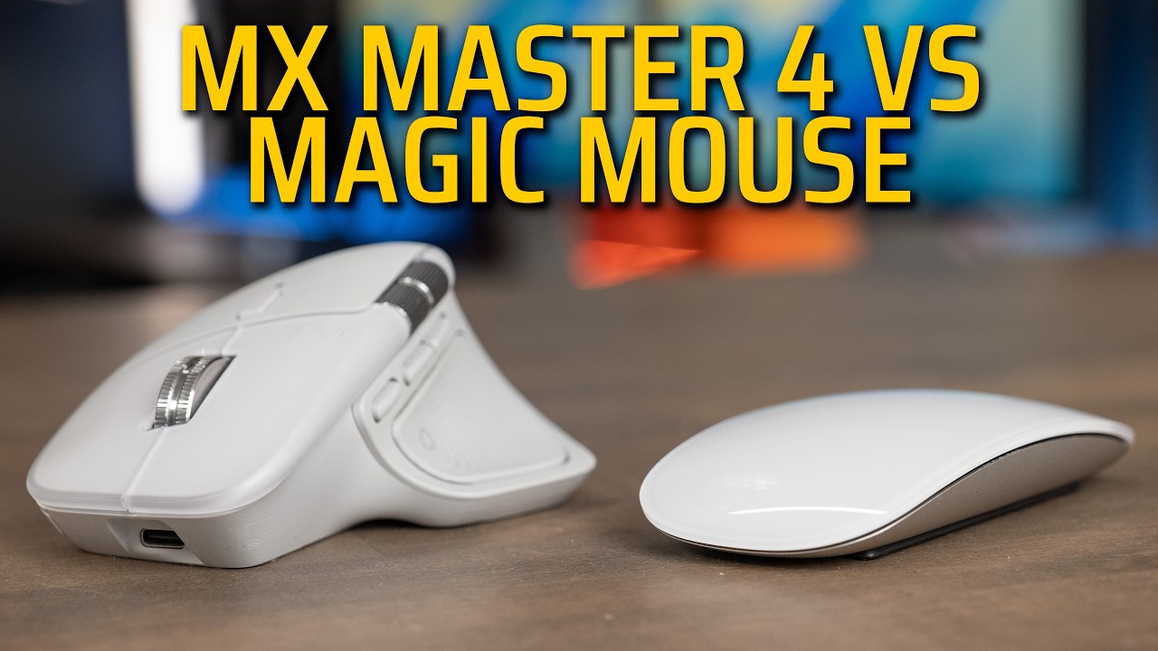 Apple Magic Mouse vs Logitech MX Master 4: Which One Should You Buy?