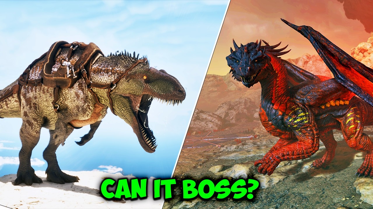 Acrocanthosaurus Vs All the Island Bosses | NEW ARK META?