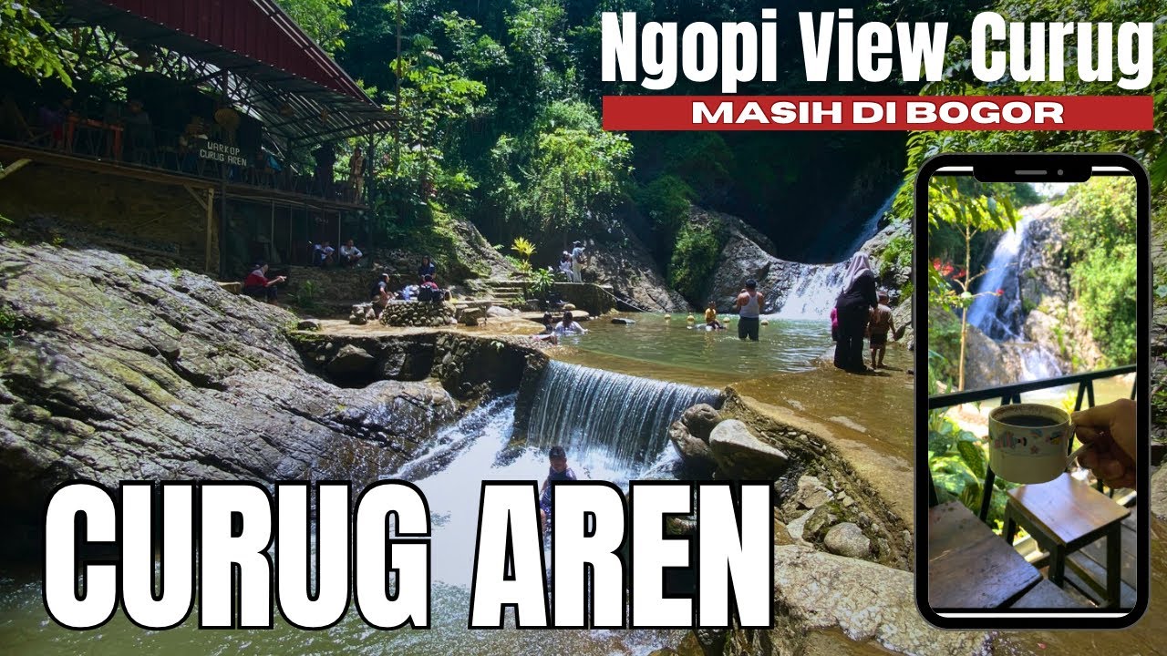 MUMPUNG BELUM VIRAL..‼️ Ngopi syahdu di hutan view curug di deket sentul namanya curug aren