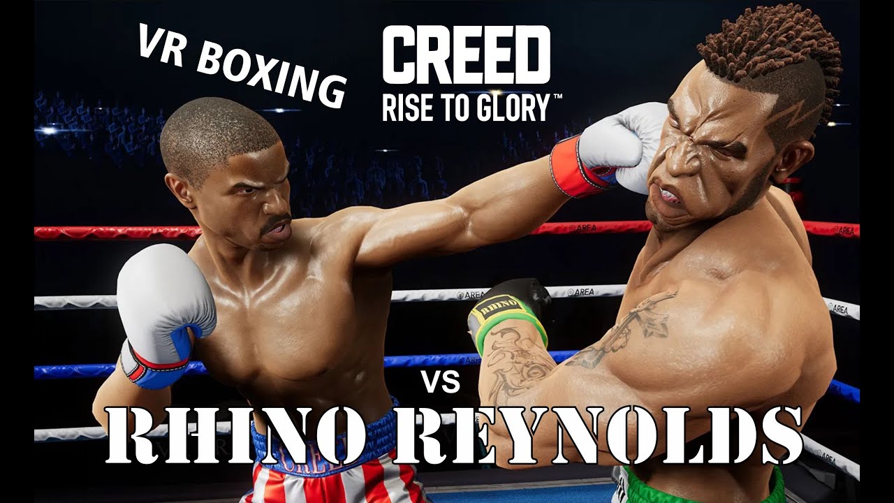 Creed: Rise to Glory VR Campaign fight with Rhino. Amazing VR boxing. Champion difficulty.