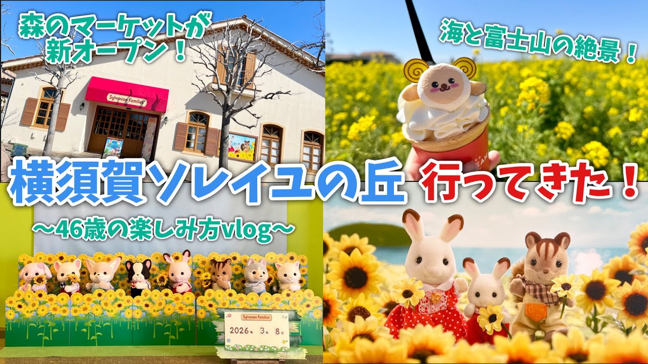 【シルバニアファミリー】横須賀ソレイユの丘に森のマーケットがオープン！【まぐろ】