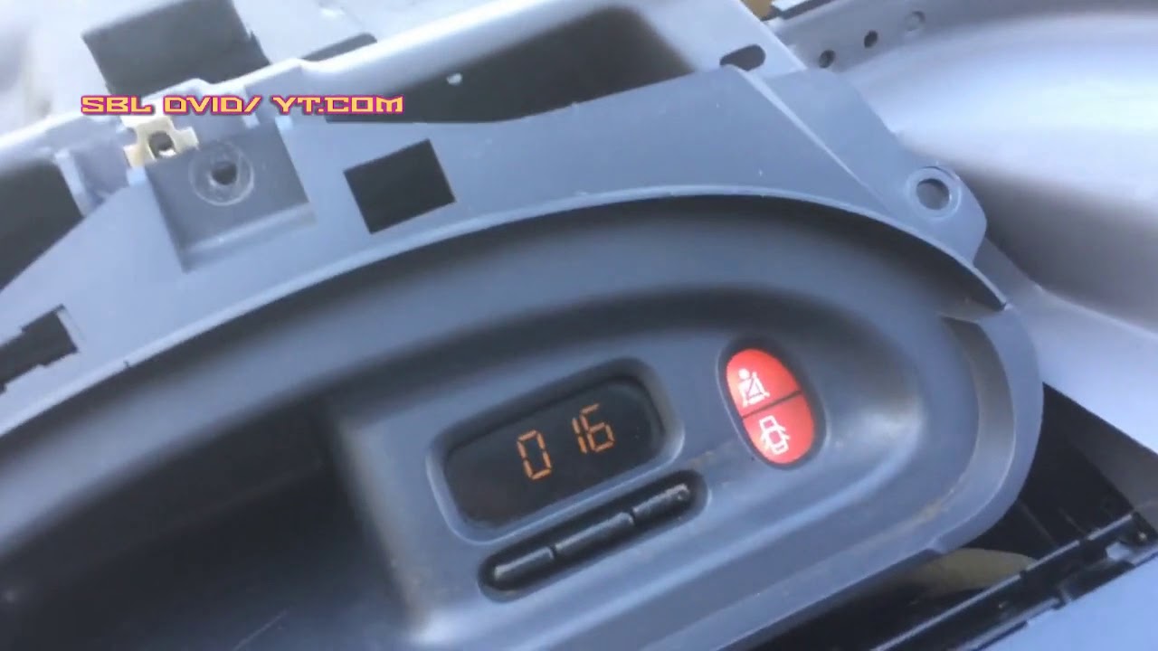 Changer LED éclairage horloge + voyant ceinture Tableau de bord Renault Megane