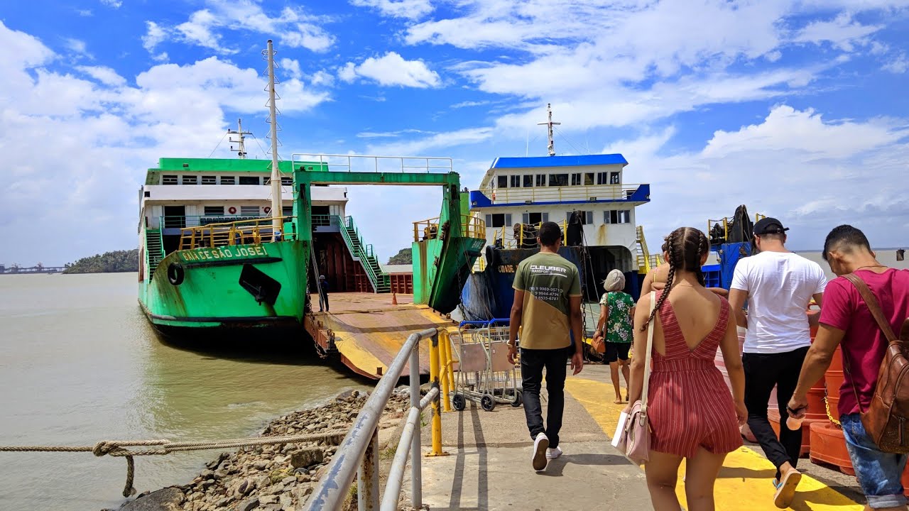 Viajando de ferry boat (Cujupe para São Luís) Maranhão