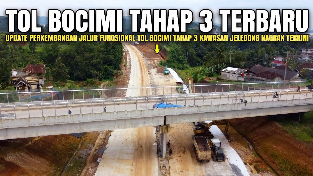 Proyek Tol Bocimi Tahap 3 Terbaru 9 Maret 2026 | Update Perkembangan Jalur Fungsional Tol Bocimi 3