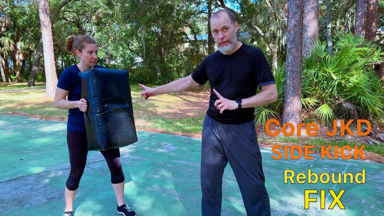 Functional Side Kick Technique - Core JKD Kick Rebound Fix