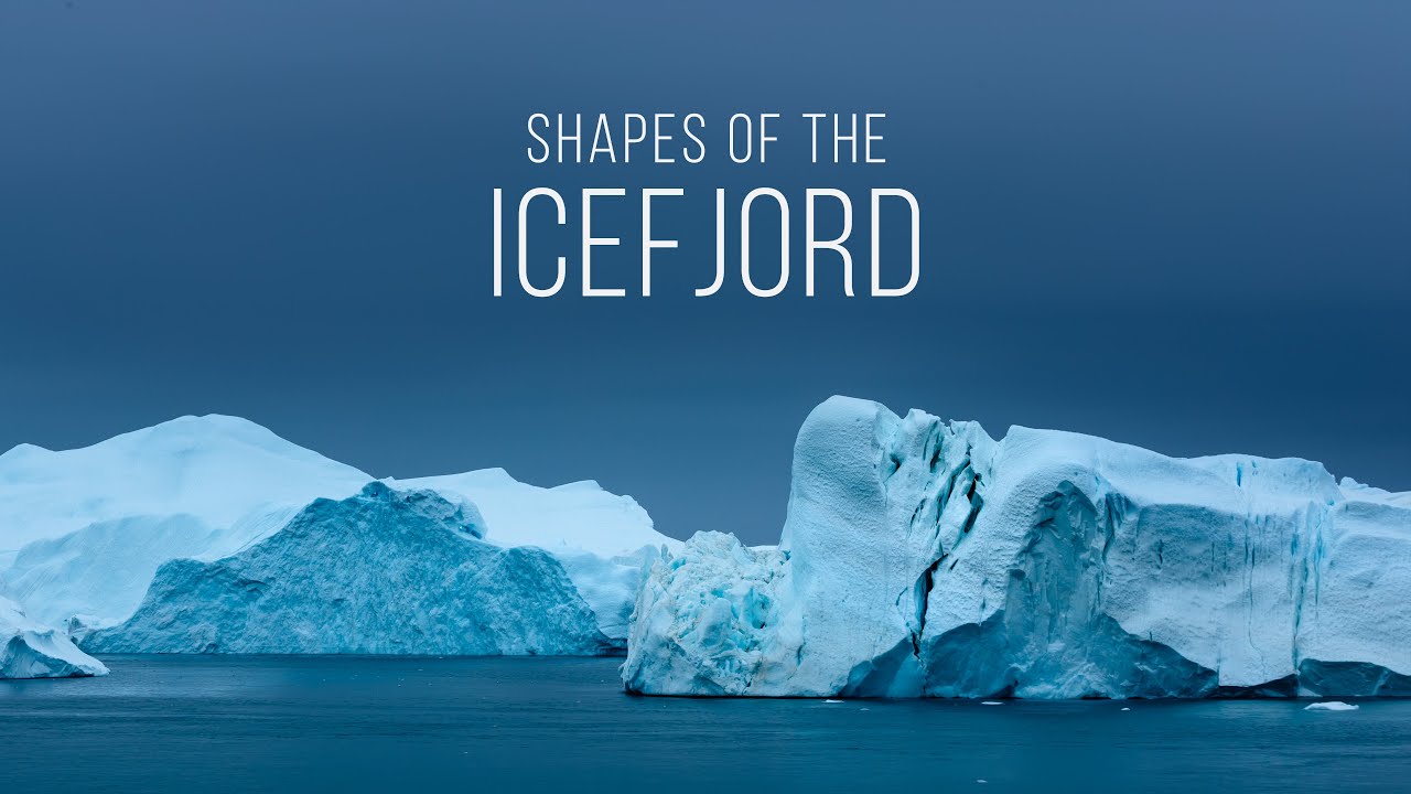 Shapes of the Icefjord - Ilulissat in summer and winter