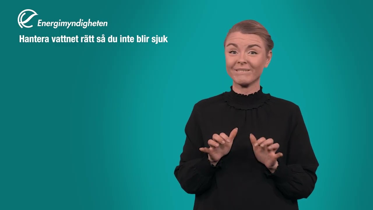 Inget vatten i kranen – så förbereder du dig, film på teckenspråk