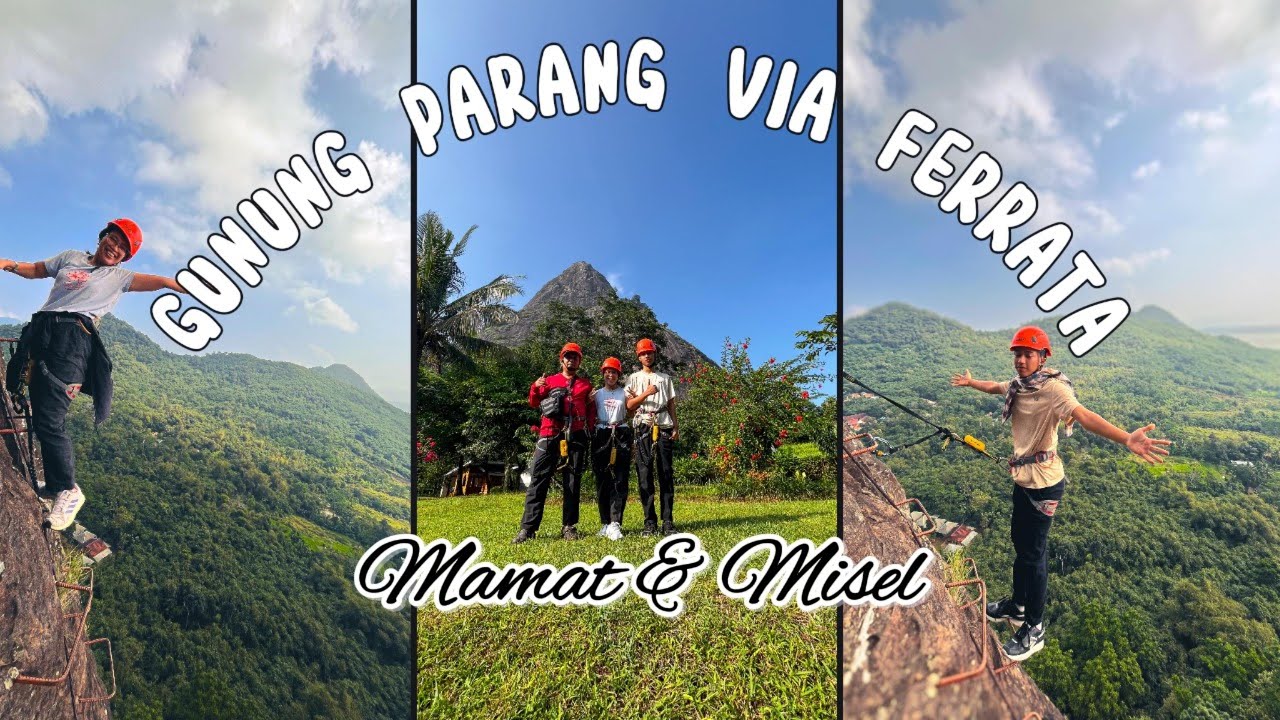 Skywalker Gunung Parang Via Ferrata, Naik Gunung Pakai Tangga Besi