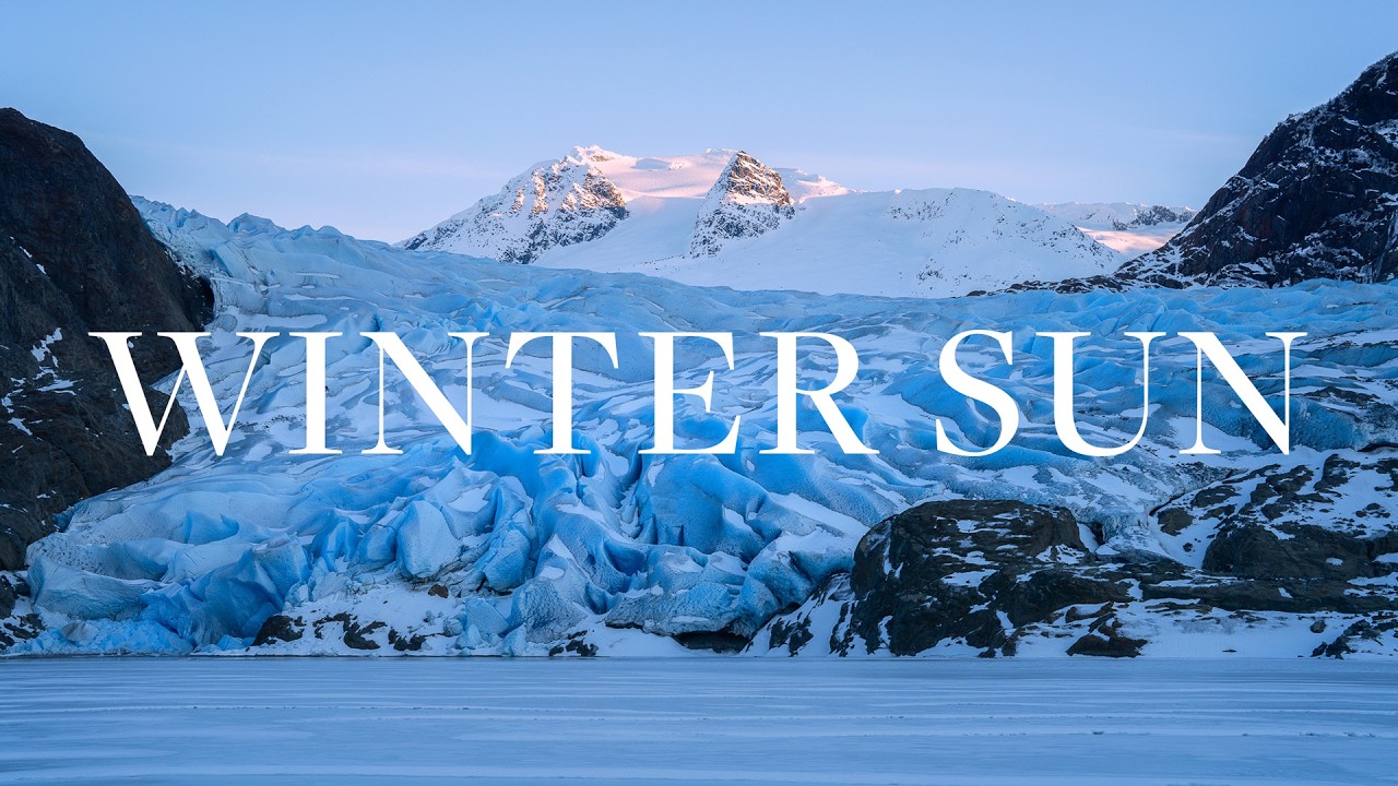 Making the Most of Winter Sun | Frozen Mendenhall Lake