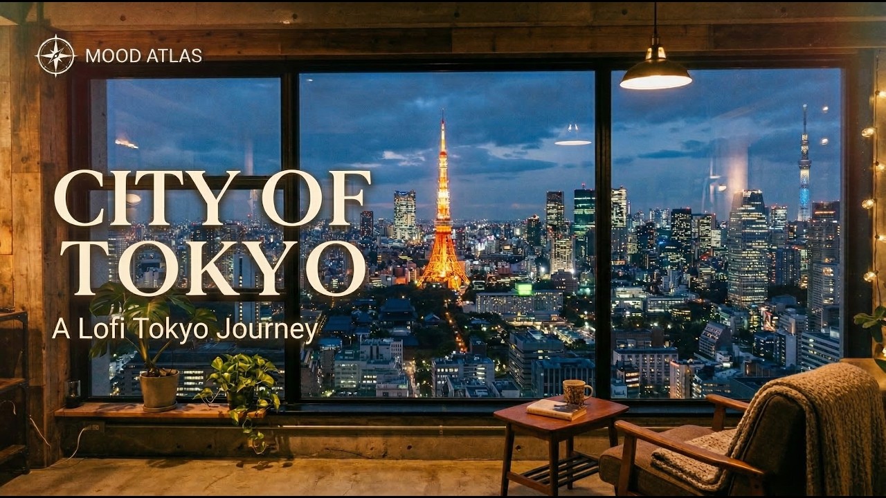 Mood Atlas | Tokyo Midnight Neon 🌙 | Chill LoFi City Music | No Vocals