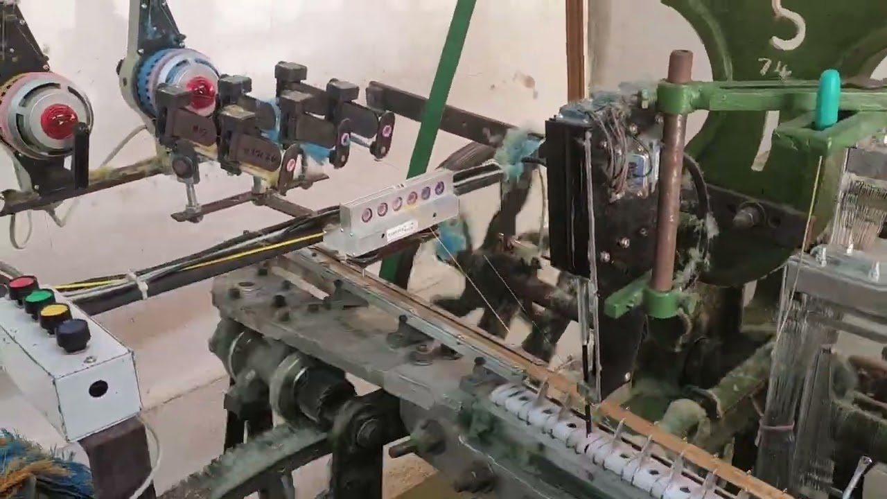 Power loom converted to rapier loom 140 rpm💯