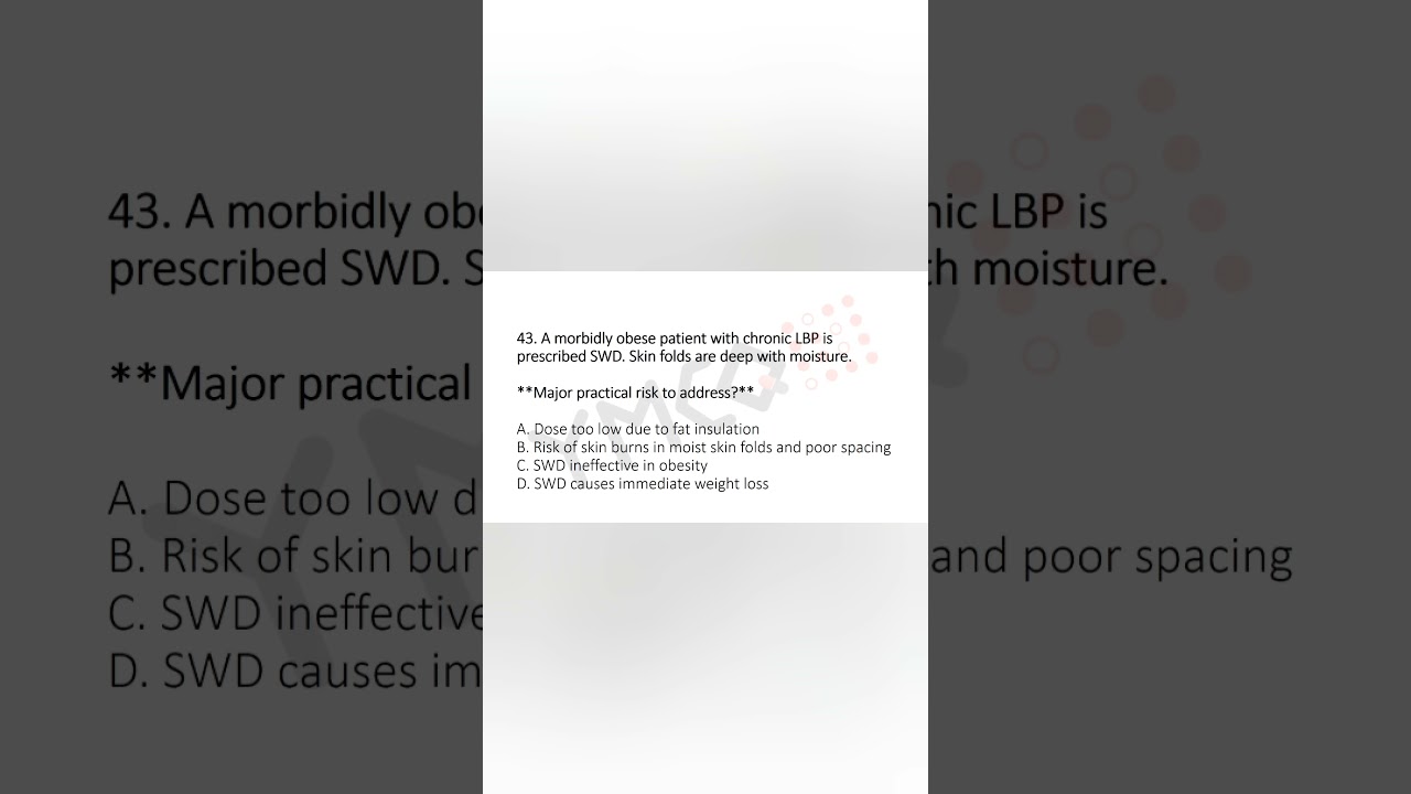 Тесты по электротерапии: 43 [Тесты по клиническому применению-2]