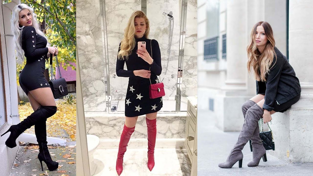 HIGH HEEL FASHION |LATEST HIGH HEEL OVERKNEE GIRLS