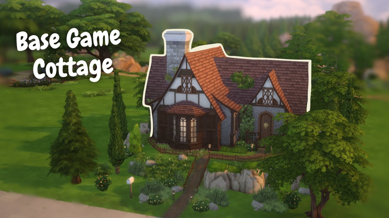 Базовый игровой домик (быстрая постройка в The Sims 4 без пользовательского контента)