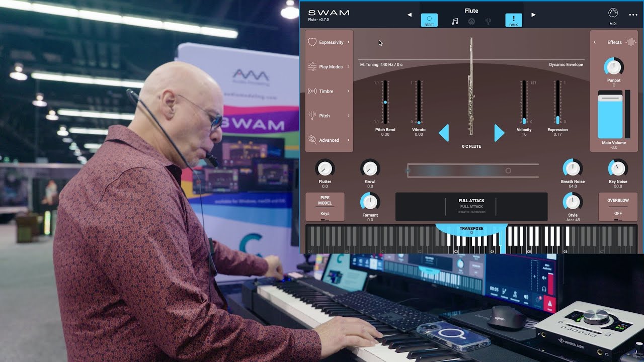 NAMM 2023: Аудиомоделирование флейт SWAM