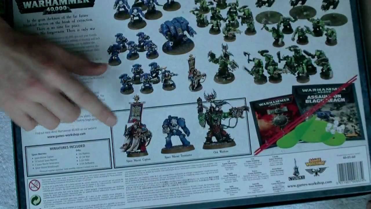 Warhammer 40k Unboxing Assault on Black Reach The Ultimate Starter Kit ?