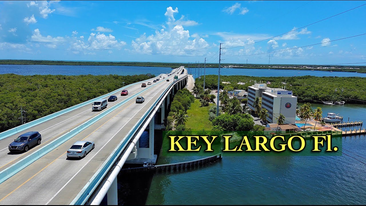 Key largo Florida 2022 by Drone 4K