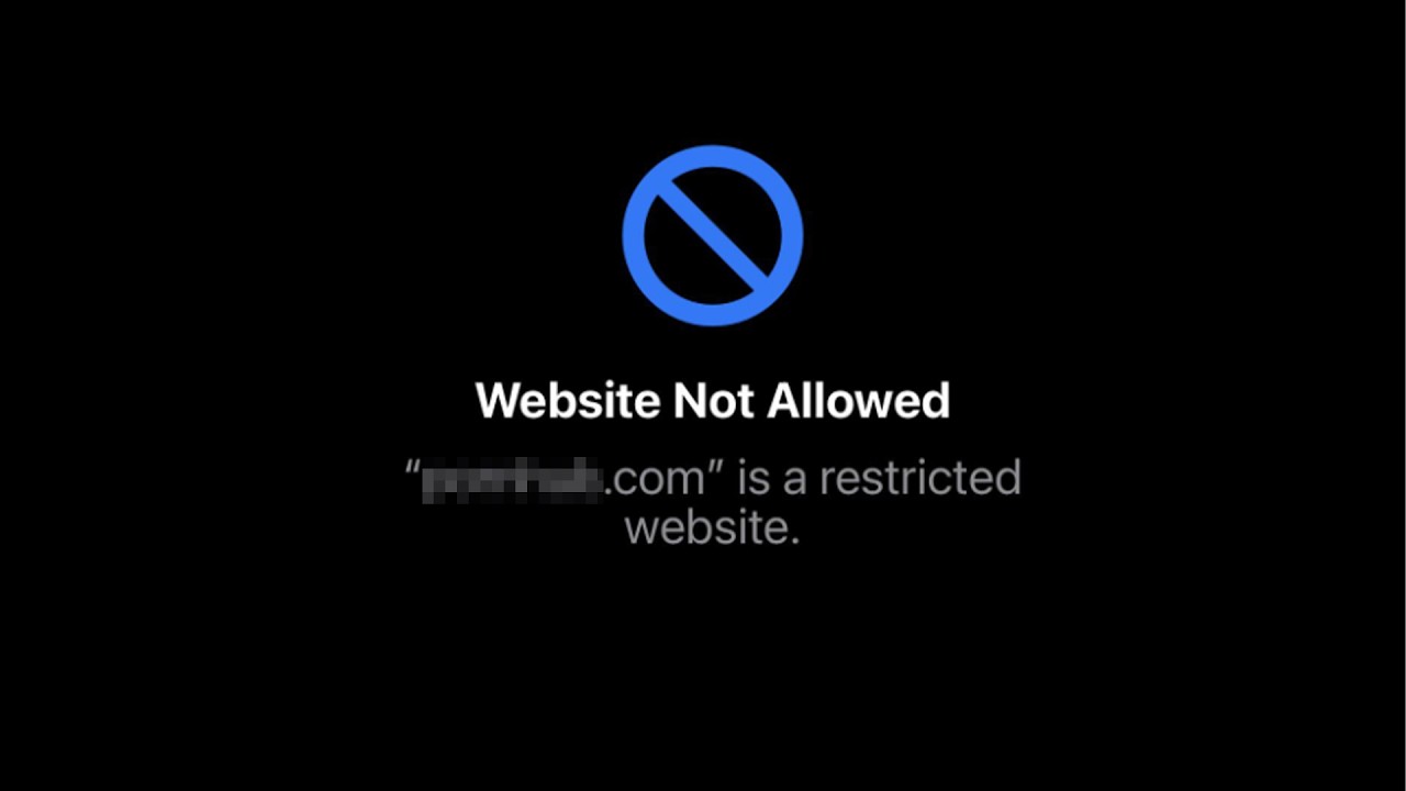 APPLE BLOCKS WEBSITES INSIDE OF YOUR iPHONE