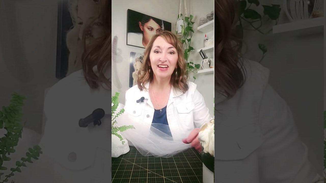 Learn How To Put Crystals or Pearls on your Bridal Veil