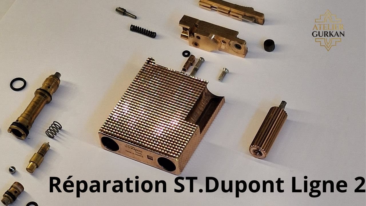 Restauration d’un S.T. Dupont Ligne 2 : démontage, nettoyage et réparation