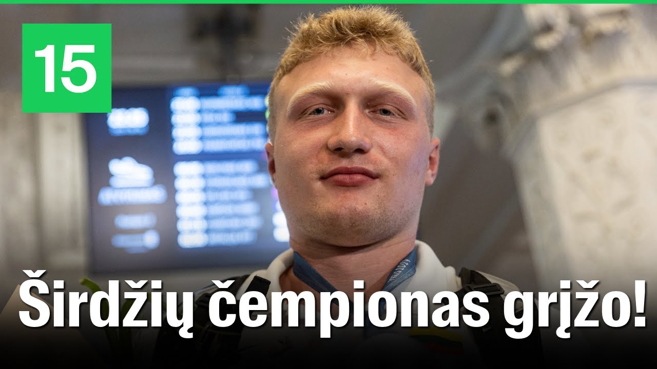 Mykolas Alekna šūksniais ir plojimais sutiktas Lietuvoje!