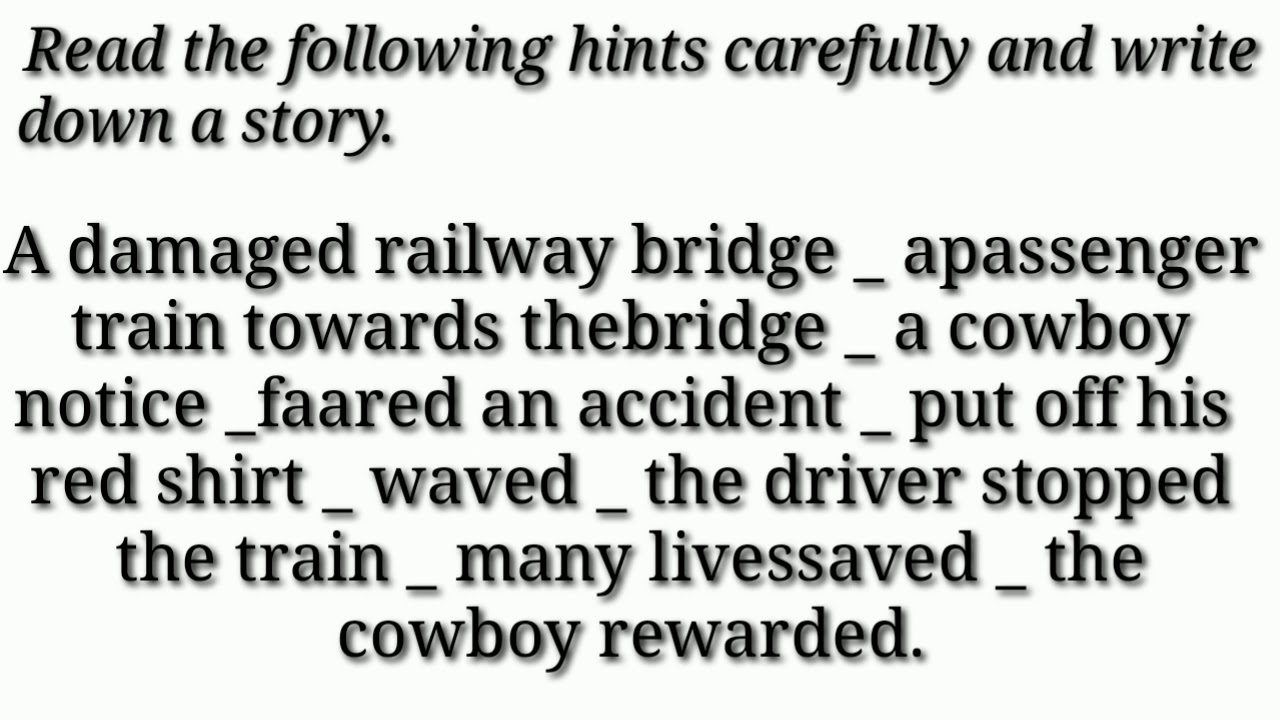 A damaged railway bridge-a passenger train towards the bridge-a cowboy noticed-feared an accident-to
