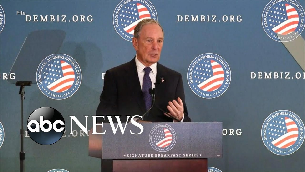 Former NYC Mayor Michael Bloomberg officially enters 2020 presidential race | ABC News