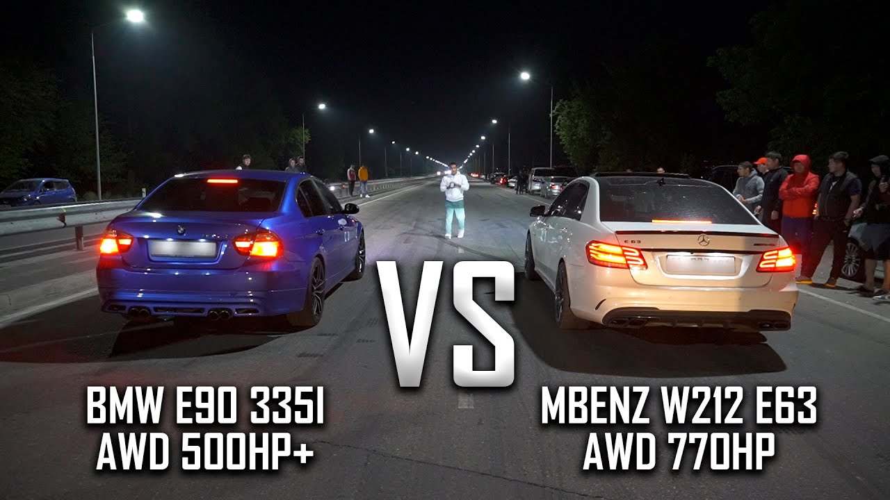 ВОТ ЧТО ДЕЛАЕТ НЕМНОГО ЧИПОВАННЫЙ BMW E90 😳 500 ИЛИ 600 СИЛ???