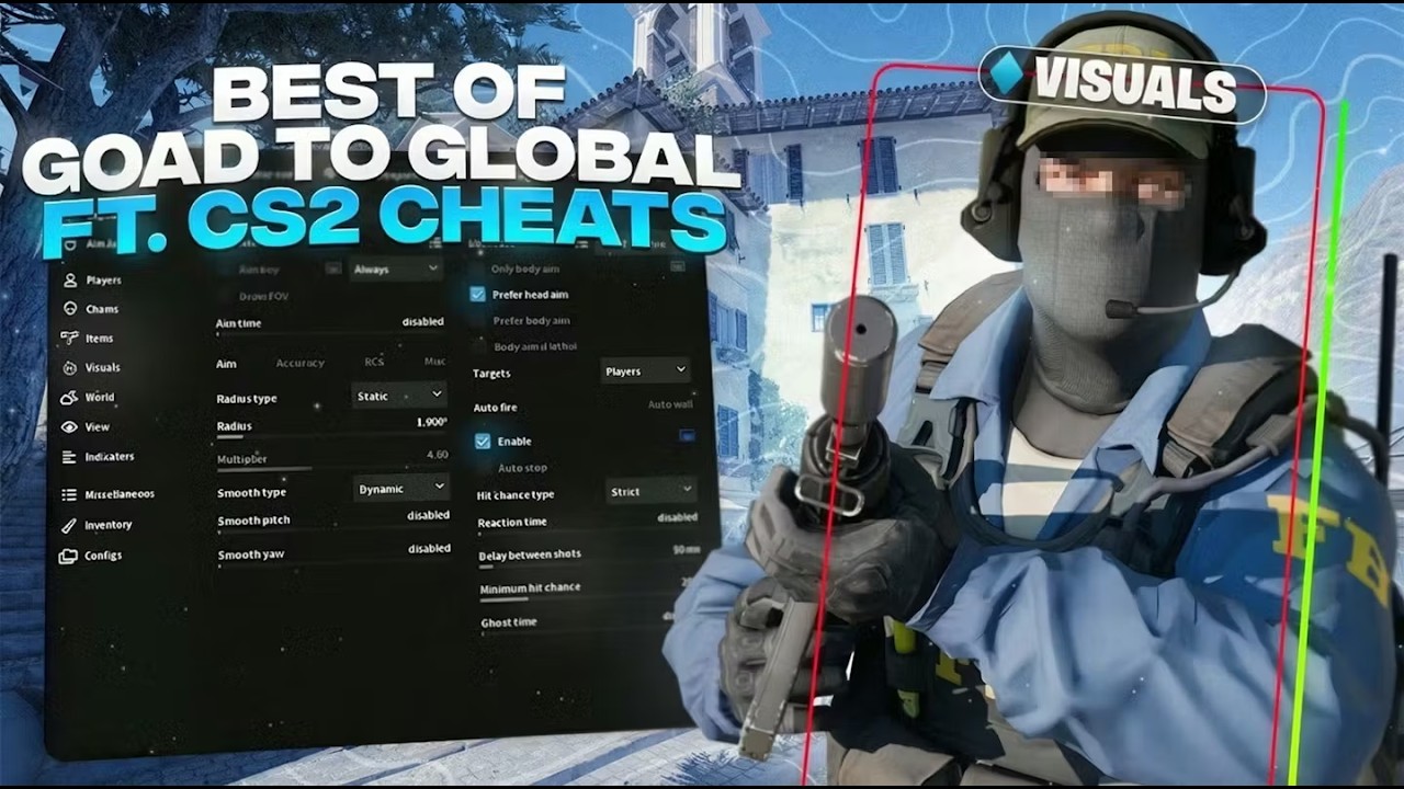 HIGHLIGHTS Road to GLOBAL ELITE while Cheating with CS2 Cheats 🏆