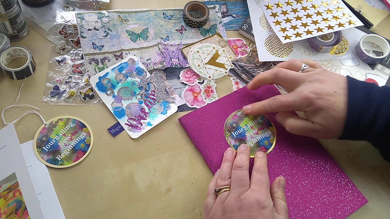 Creative Journalling with new beginnings: making a mood board