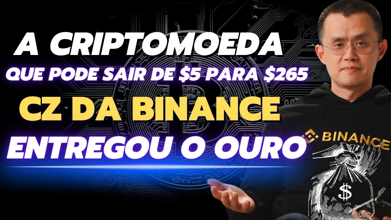 CZ DA BINANCE ENTREGOU O OURO! A CRIPTOMOEDA QUE PODE DISPARAR PARA $265 D&Oacute;LARES.