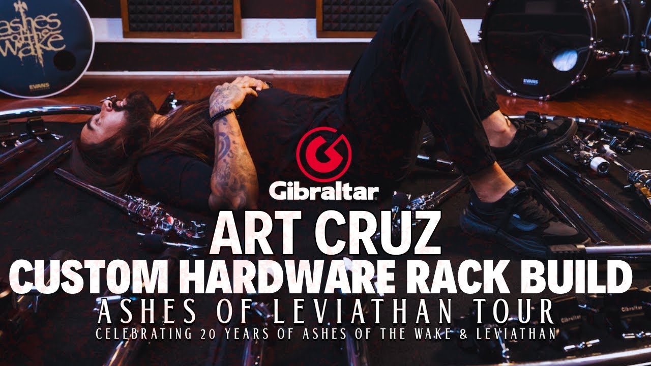 Art Cruz Ashes of Leviathan Tour Drum Rack
