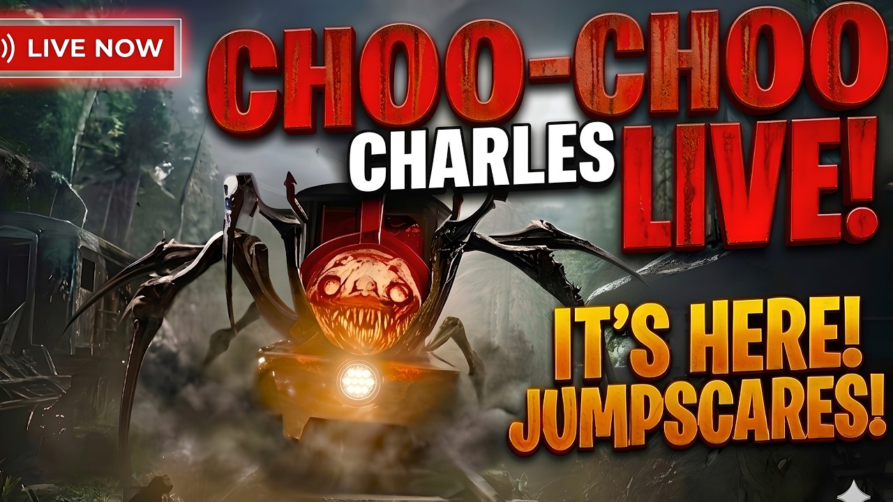 THE SCARIEST TRAIN RIDE! Choo-Choo Charles LIVE Jumpscares! Diya is Live. #shortsfeed #shorts
