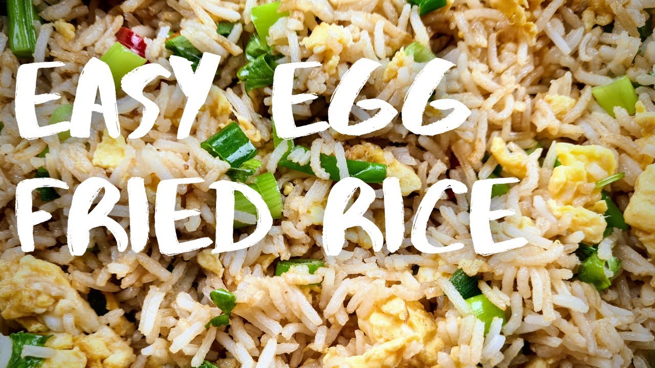 EGG FRIED RICE | EASY RECIPE | VEGETARIAN | CHINESE FAKEAWAY RECIPE | RICE WITH EGGS