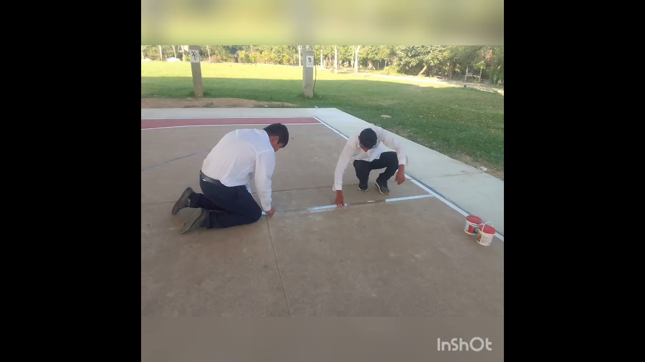PINTANDO CANCHA DE FUTSAL