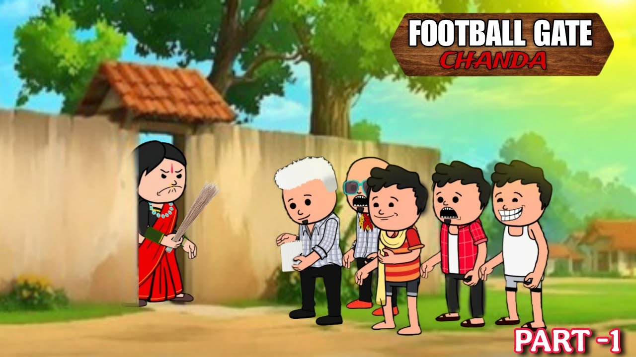 Football Gate🤣 //Part-1///santali very 😂Funny comedy cartoon🤣 video 2025😂