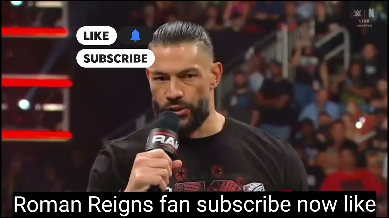 #Roman Reigns all Superman punch 2025#wwe#