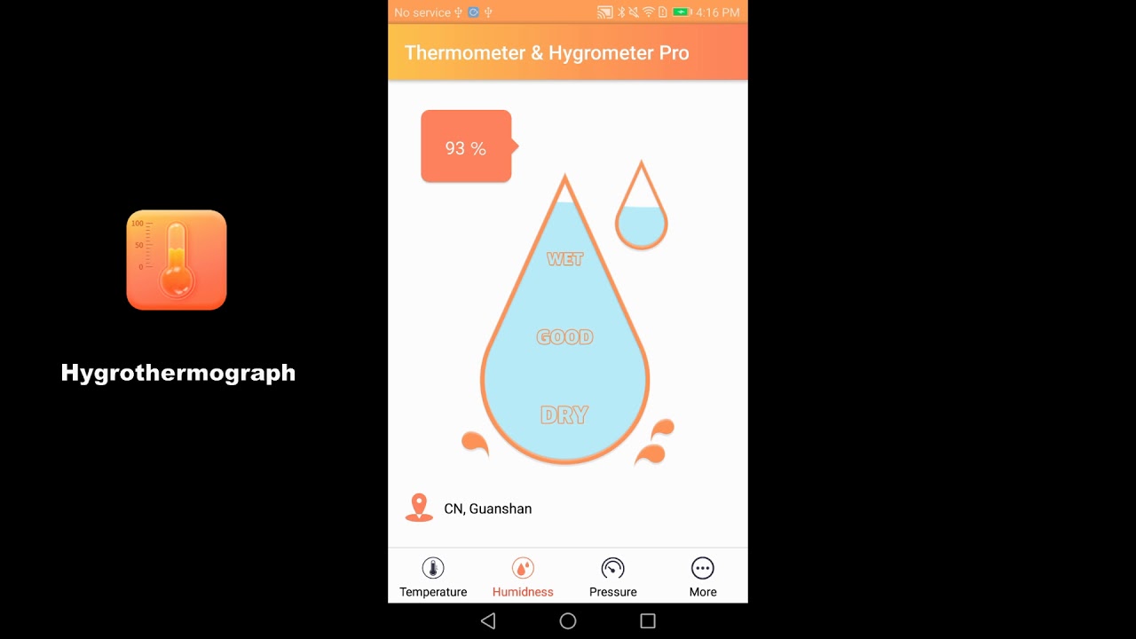 Real-time measurement of temperature, humidity & pressure for free.