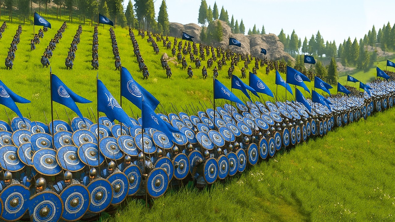 Epic Battle 1000 Sturgian Army Vs 1000 Aserai | 1k Battle Size| Mount & Blade 2 Bannerlord