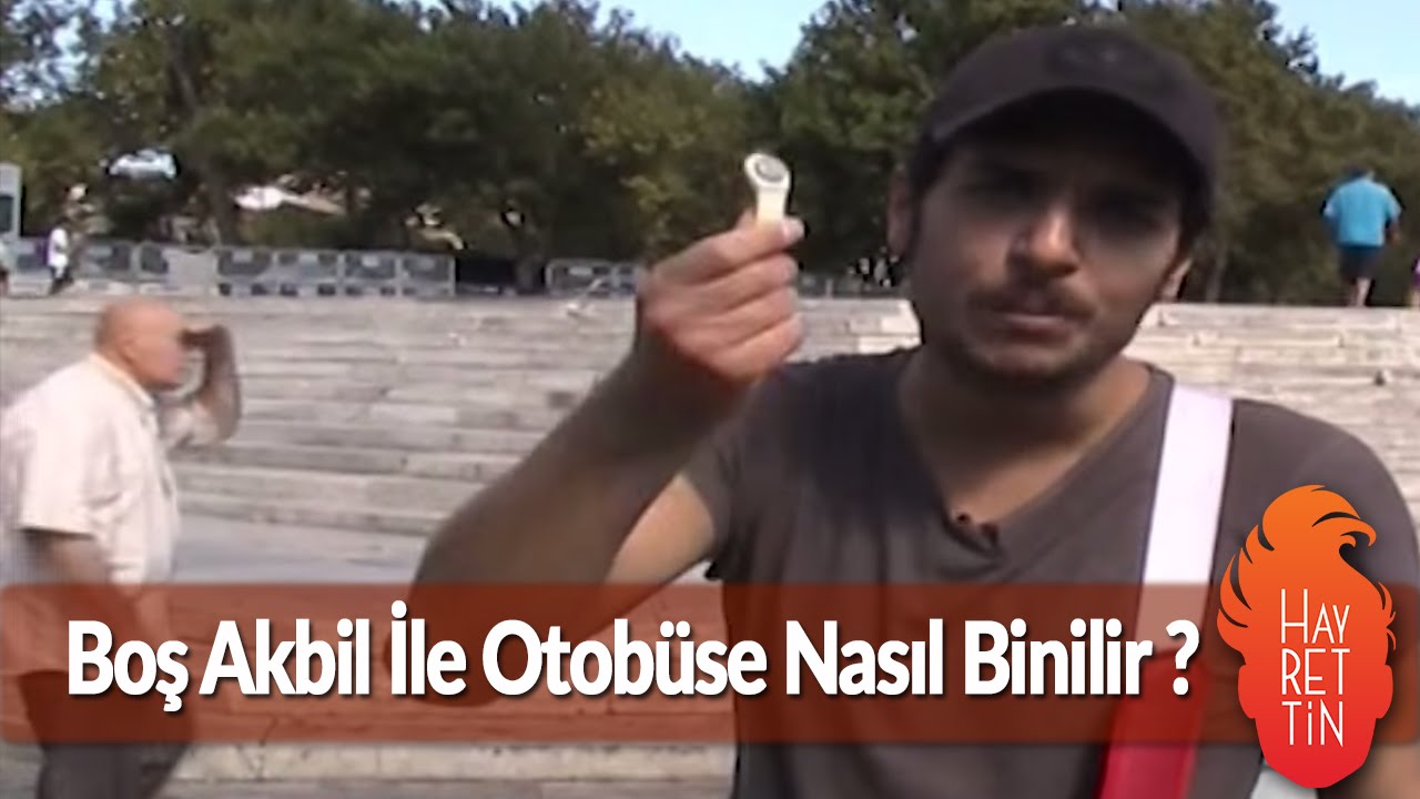 Boş akbil ile otobüse nasıl binilir ?