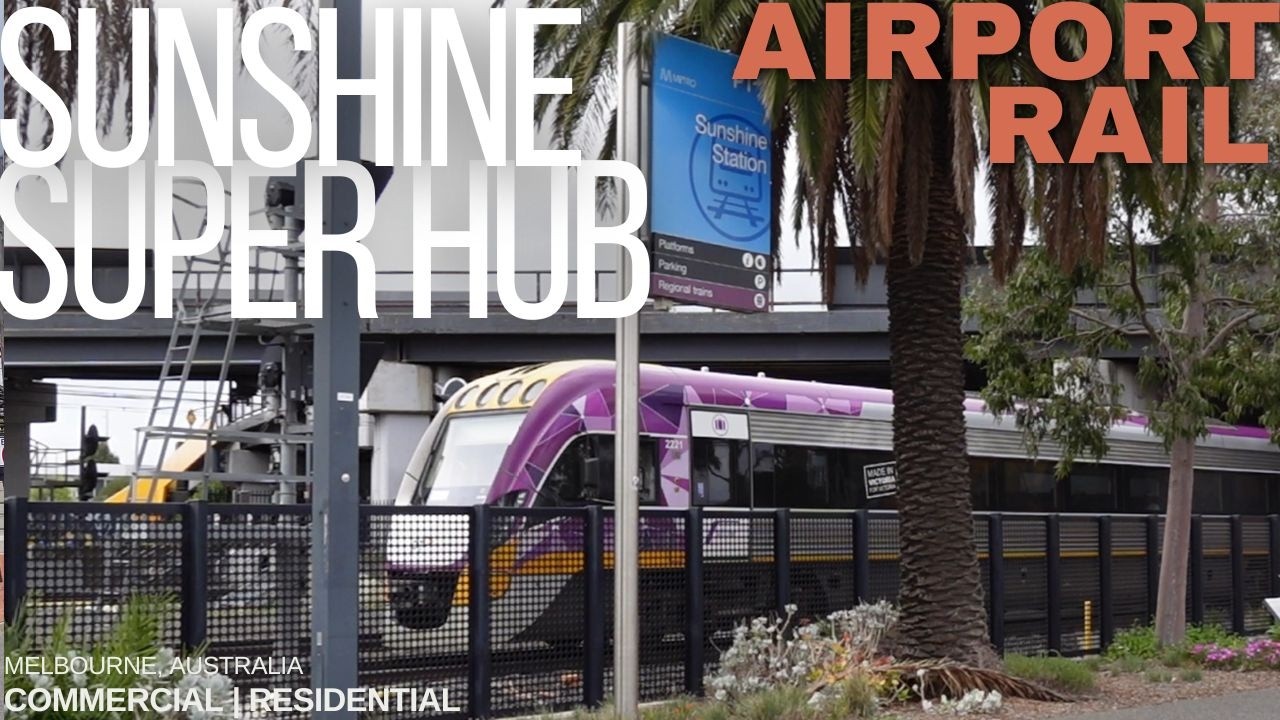 ⁴ᴷ Melbourne Airport Rail Sunshine Superhub worksite tour | Works start early 2026 More Services