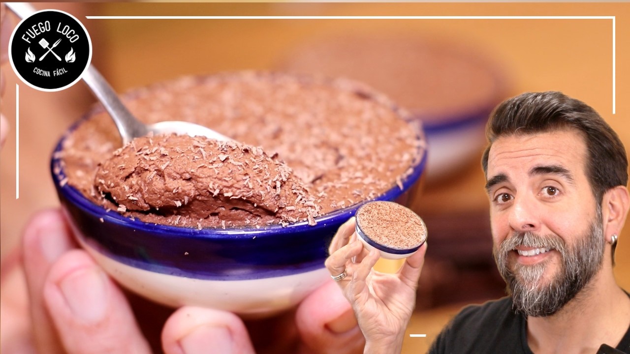 Mousse de Chocolate 2 INGREDIENTES: Cremosa y Muy Fácil | Nadie creerá como la hiciste 🙊