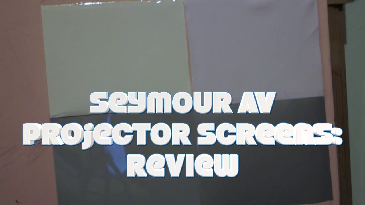 Seymour AV's Center Stage UF & XD + Matinee Silver & Black Projector Screens: Review