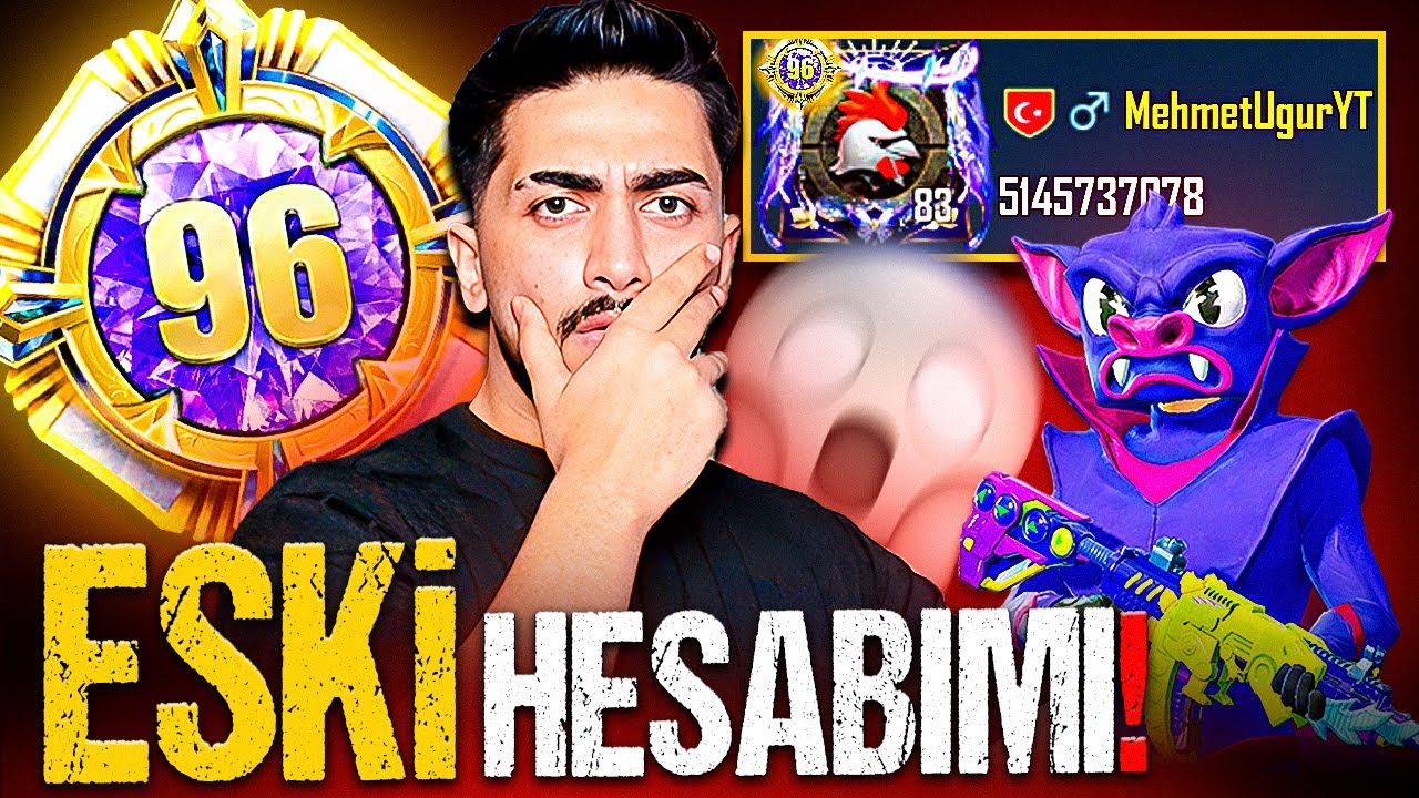 2 SENE &Ouml;NCEKİ 96 KOLEKSİYON HESABIMI BULDUM! (&Ccedil;OK DEĞİŞMİŞ!) | PUBG&nbsp;Mobile