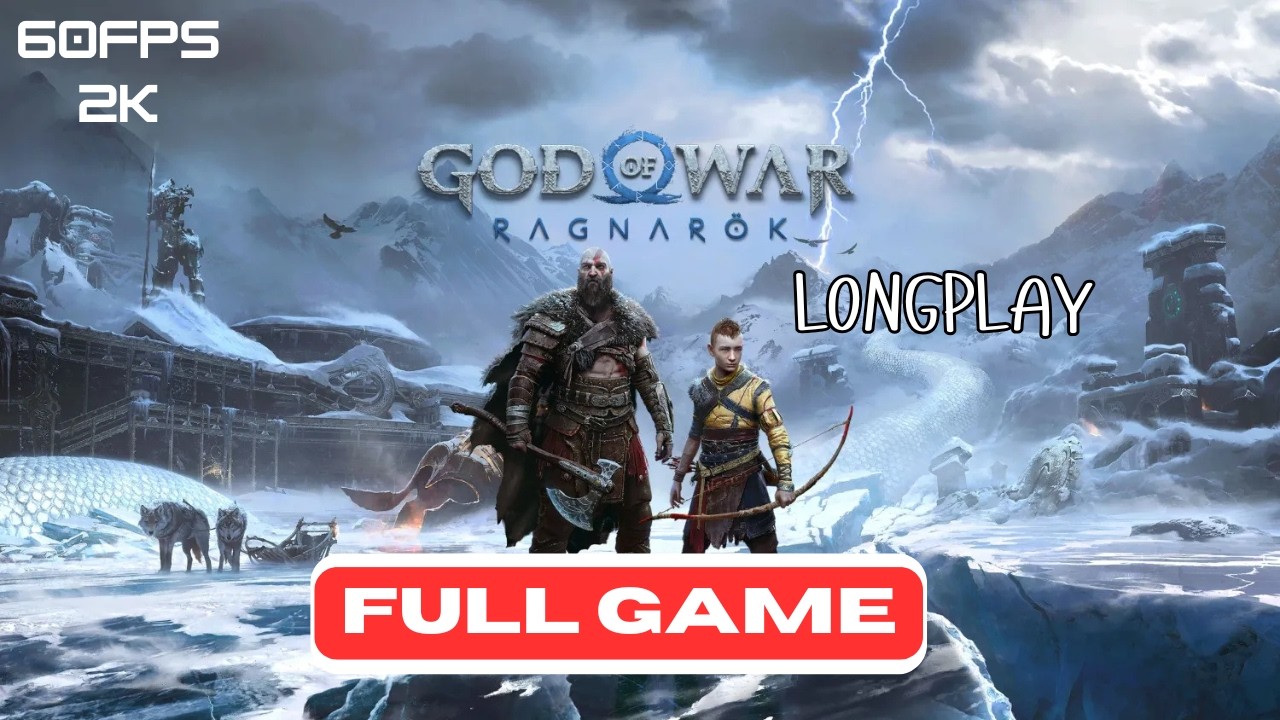 God Of War Ragnarok Longplay - FULL GAME | No Commentary Games To Fall Asleep To