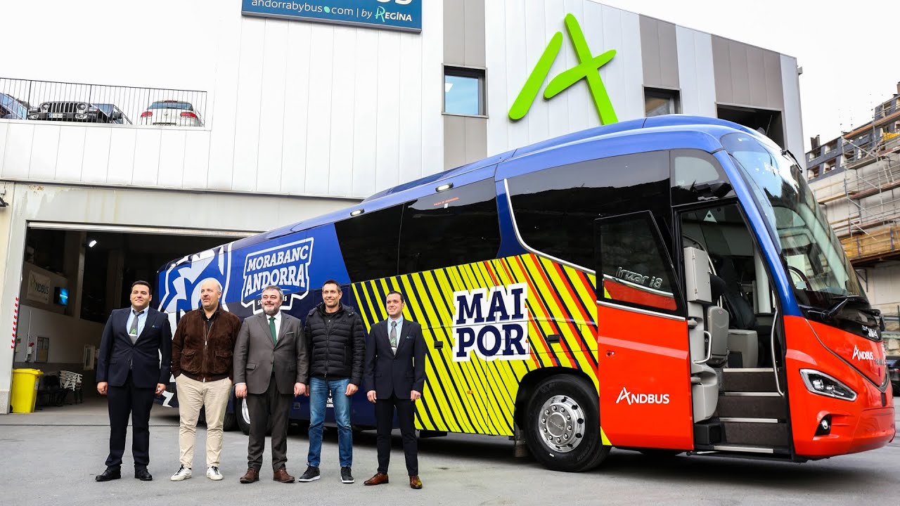 🚌 EL NOU AUTOBÚS DEL MORABANC ANDORRA GRÀCIES AL NOSTRE PARTNER ANDBUS