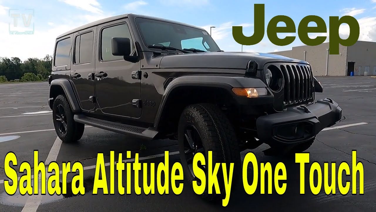 JEEP WRANGLER UNLIMITED SAHARA ALTITUDE 4X4 2021 года с системой SKY ONE TOUCH