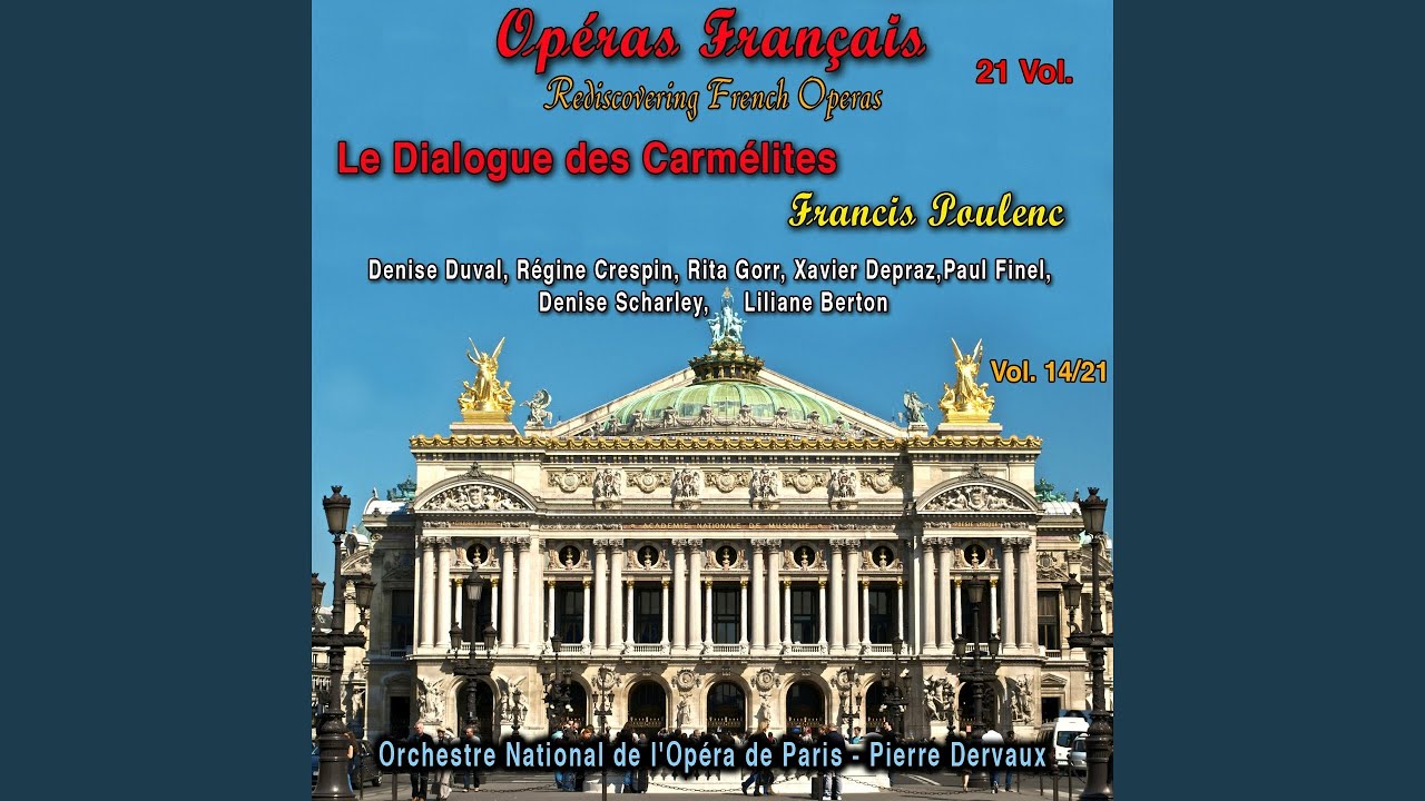 Le dialogue des Carm&eacute;lites, FP 159, Act I, Scene 4: Relevez-vous, ma fille (La Prieure, Blanche)